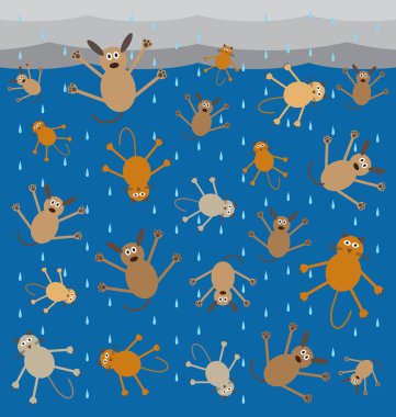Raining Cats and Dogs clipart
