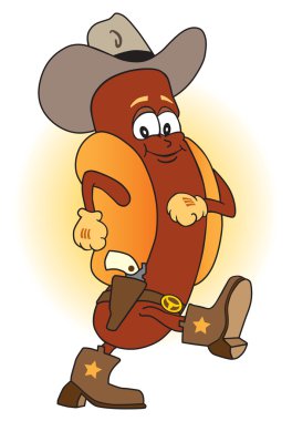 Sosisli sandviç kovboy