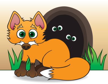 Meraklı bebek Fox