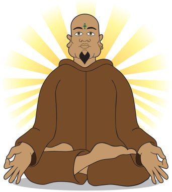 Achieving Full Enlightenment clipart