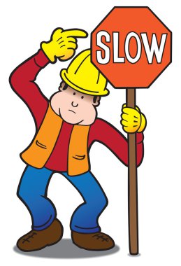 Flagger holding işareti