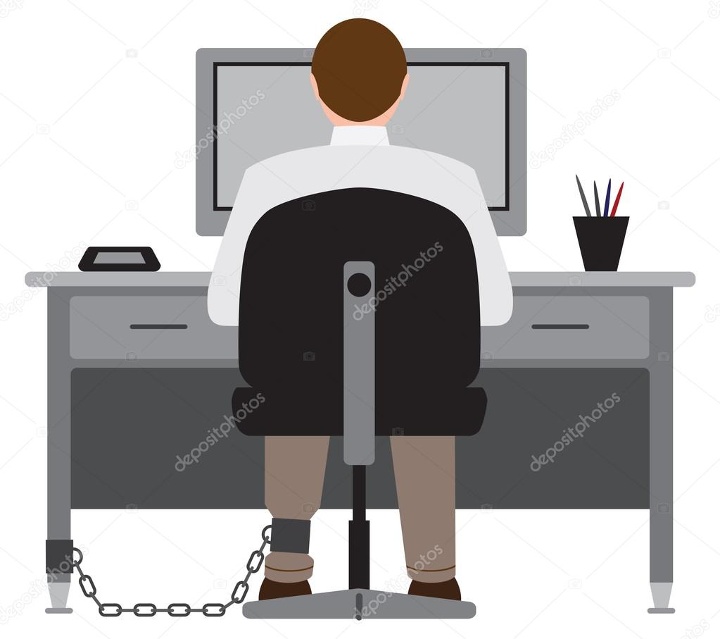 Chained to the desk