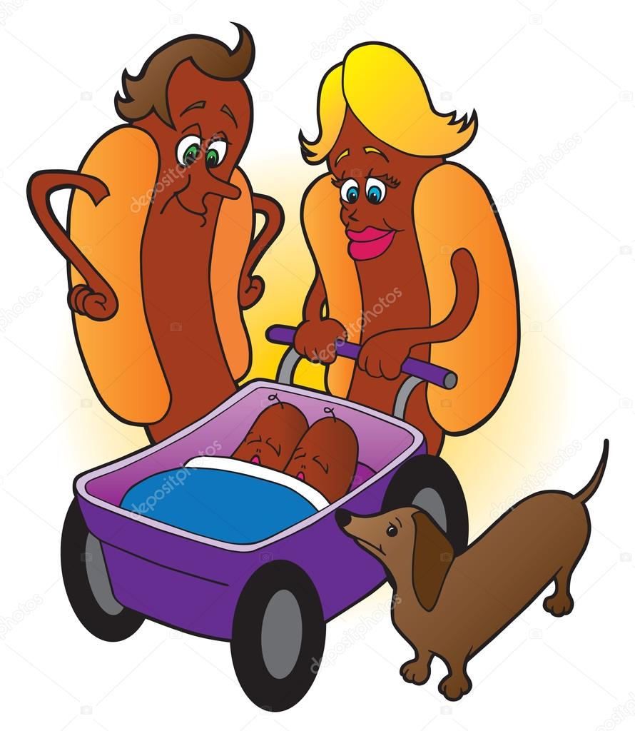 Hot Dog Family