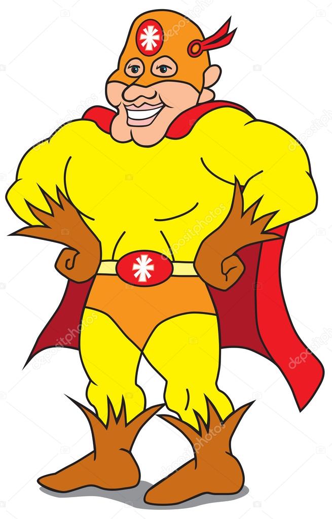 Super Hero in costume