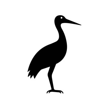 Geleneksel Renkli Leylek Markası Sembolü