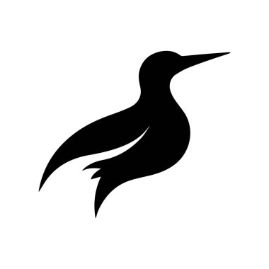 Modern Monoline Estetik ile Sonsuz Grace Stork Sembolü