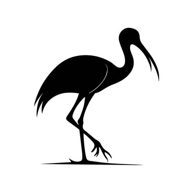 Geometrik Origami-İlham Biçimli Katlanmış Kanat Leyleği Logosu