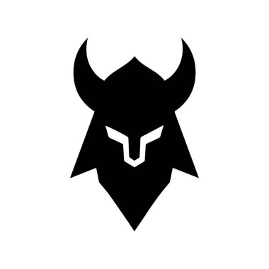 Cesur Viking Savaşçısı Miğfer Tasarımı Modern Tipografi ile Birleştirildi