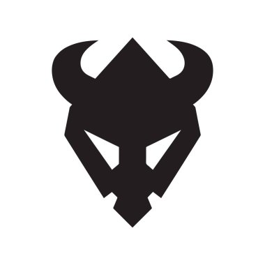 Soyut Boynuz Yapısı olan zarif Simetrik Viking Savaşçısı Miğferi