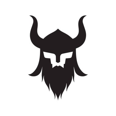 Gotik Viking Miğfer Logosu Antik İskandinav Yazı ve Süsleme Detayları