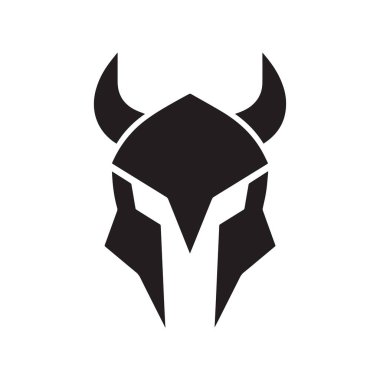 Yırtık Kumaş Çiziminden çıkan Viking Miğferi Logosu