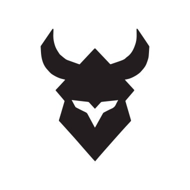 Çatlak Kaya Detaylı Tasarımı ile Antik İskandinav Savaşçısı Miğferi Sembolü