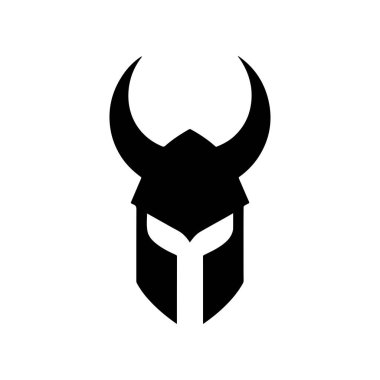 Viking Miğfer Logosu Okyanus Dalga Çizgileri Kuzeyli Denizci Ruhunu Yansıtıyor