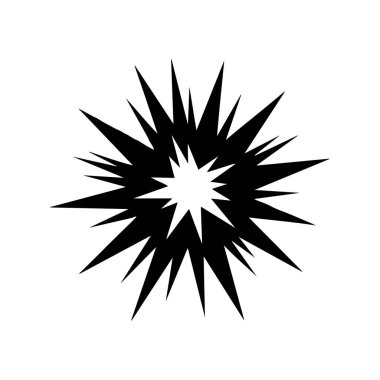 Modern Black Electric Arc Symbol Expressing Motion and Energy