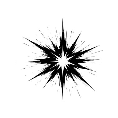 Industrial Spark Logo Representing Strength, Power, and Precision