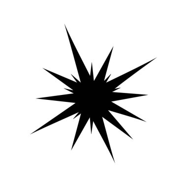 Elegant Black Spark Symbol with Upward Motion and Inspiration