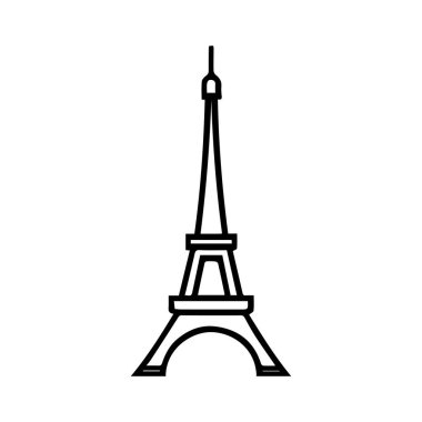 Modern Fransız Kulesi Sembolü Minimal Triangular Architectur tarafından oluşturuldu