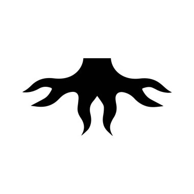 Kalp şeklinde kök soyutlaması aşk doğası ve yaşam bağlantısını sembolize eder