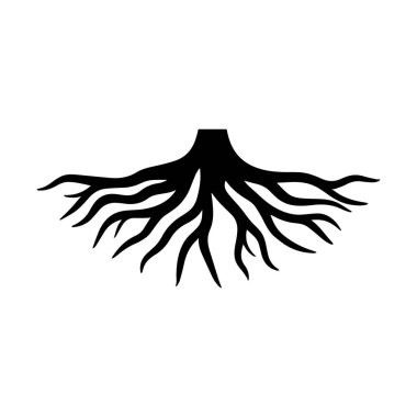 Yatay organik çizgi kökleri denge yönü ve yaşamı temsil eder.