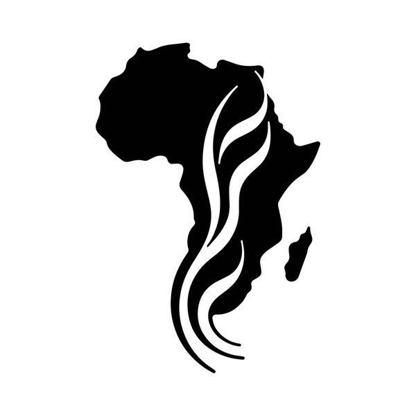 Ink Splatter Africa Logo Showing Raw Energy Culture and Visual Expression