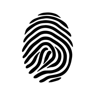 Organik Dalga Çizgisi Parmak izi Tasarımı Özgürlüğü ve Modern Karakteri Temsil Ediyor