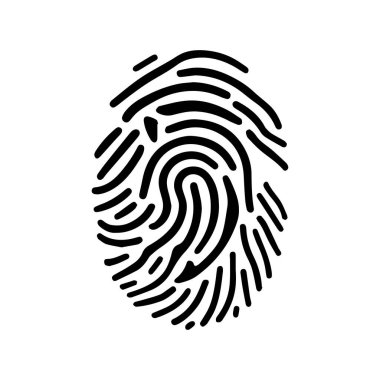 Fütürist Parmak izi Tasarımı Yenilik Teknolojisi ve İnsan Veri Kimliği Gösteriyor