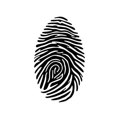 Ateş İlham Veren Soyut Parmak İzi Tasarımı Güçlü Yaşam ve Hareketi Gösteriyor