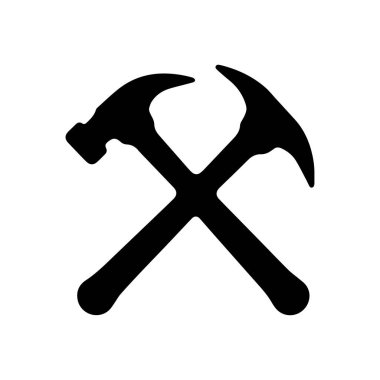 Çember Rozet Çapraz Çekiç Logosu Geleneksel Düzen ve Mesleki Zanaat Kimliğini Gösteriyor