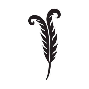 Sonsuzluk Şekilli Kalem Logosu Sonsuz Yaratıcılık ve Ebedi Yazma Ruhunu Gösteriyor