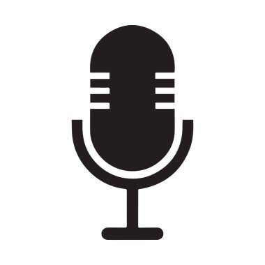 Dalgalı Mikrofon Logosu Teknik Podcast Ses Yapısını Göster