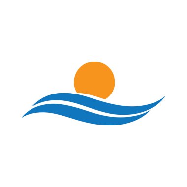 Temiz Minimum Yarım Güneş Yayı Altında Düz Geometrik Dalga Blokları