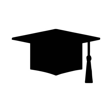 Tümleşik Mezuniyet Şapkası Tasarımı ile Yığılmış Kitap Akademik Amblemi