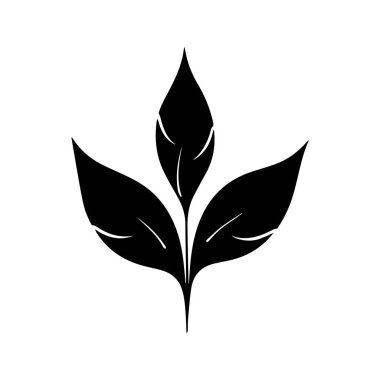 Tek Renkli Doğal Tıp Amblemi Tanımlanmış Yapı