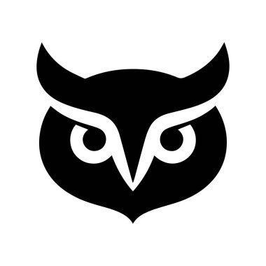 Dijital Modern Baykuş Sembolü Yenilik ve Yüksek Farkındalık Gösterme