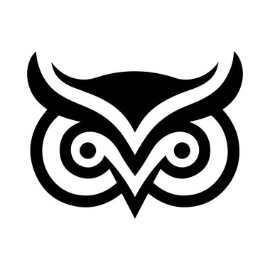 Geometrik Elmas Baykuş Sembolü Elit Zeka Tarzını Sunar