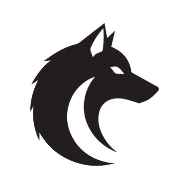 Tek Hat Kurt Amblemi Kusursuz Minimum Vuruşla Yapılandırıldı