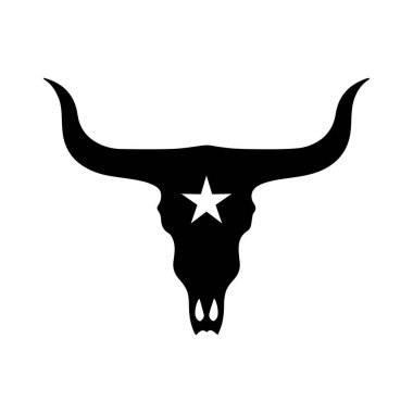 Batı Dengesi 'nin merkezli Longhorn Baş Logosu