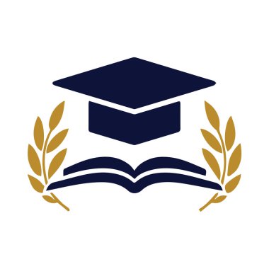 Üniversite Markası İçin Kalın Düz Akademik Logo