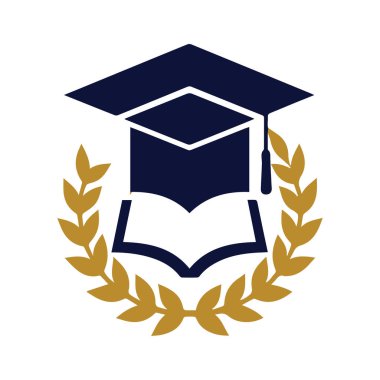 Serif Stili Akademik Üniversite Logosu Ebedi Görünümlü