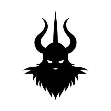 Spor ve Oyun Takımları için Viking Maskot Logosu