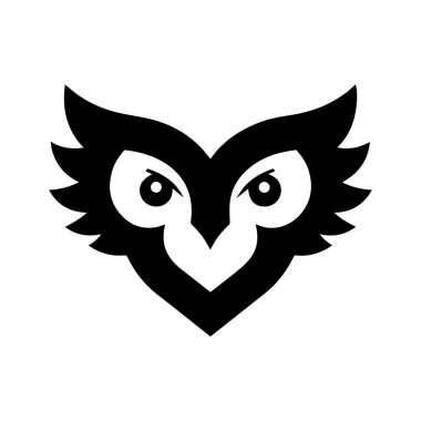 Yaratıcı Asgari Kavramlı Negatif Uzay Baykuşu logosu