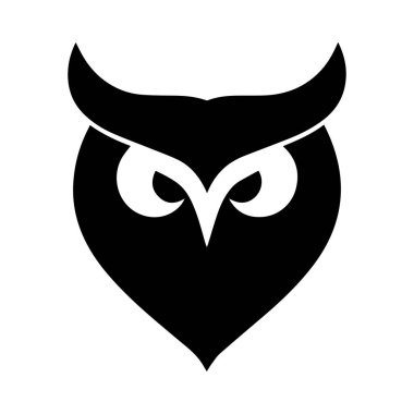 Güçlü Varlığıyla Kalın Baykuş Simgesi Logosu