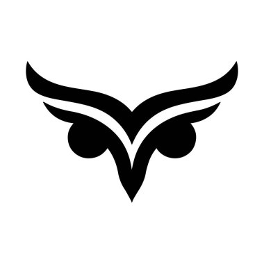 Profesyonel hisleri olan zarif Baykuş Logosu