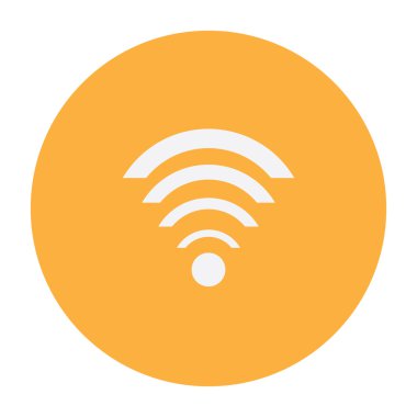 Wifi kutsal kişilerin resmi, vektör çizim kablosuz ağ simgesi.