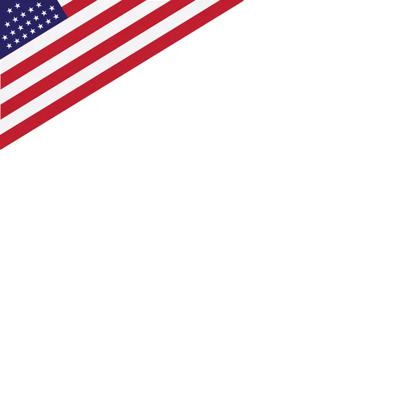 Amerikai függetlenség napja hazafias háttér. Vektor lapos Dezső — Stock Vector