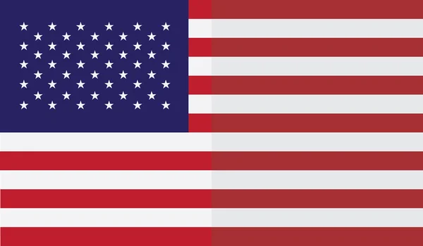 Amerikanischen Unabhängigkeitstag patriotischen Hintergrund. Vektor flach desi — Stockvektor
