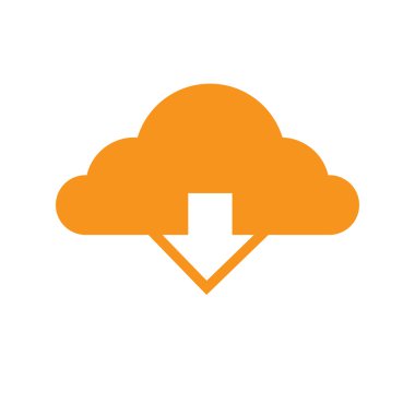 bulutlar simgeler, vektör simgesi