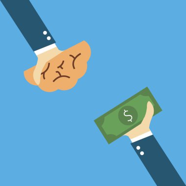 Karışık, kavşak, ayakta vektör