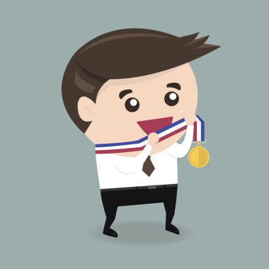 Altın sikke, kazanan kavramı holding iş adamı