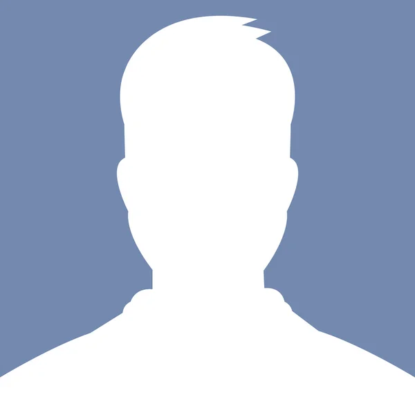 Immagine profilo avatar maschile, vettore, illustazioni — Vettoriale Stock